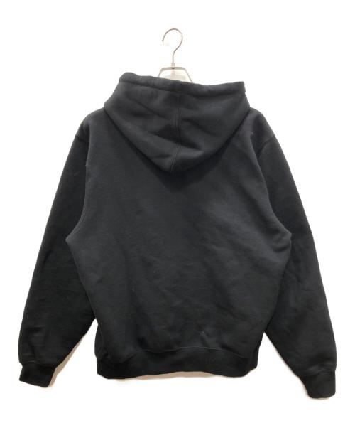 stussy（ステューシー）stussy (ステューシー) パイルロゴパーカー ブラック サイズ:Lの古着・服飾アイテム