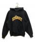 stussy（ステューシー）の古着「パイルロゴパーカー」｜ブラック