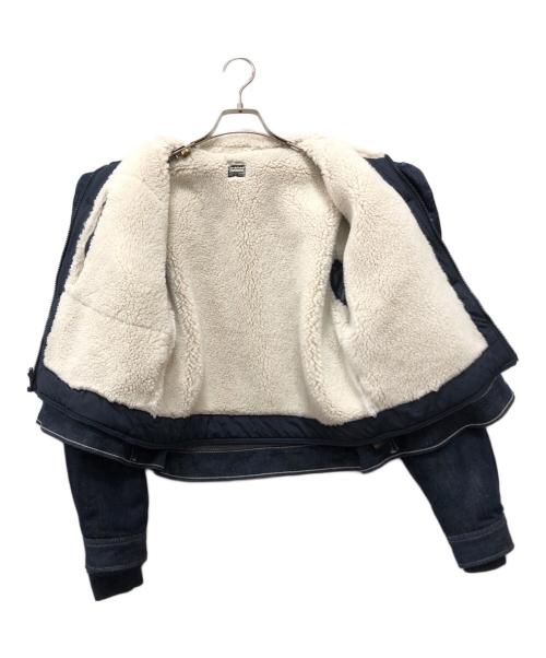 G-STAR RAW（ジースターロゥ）G-STAR RAW (ジースターロゥ) Short Sherpa Jacket Detachabl インディゴ サイズ:Mの古着・服飾アイテム