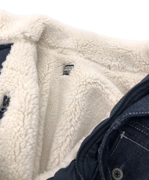 G-STAR RAW（ジースターロゥ）G-STAR RAW (ジースターロゥ) Short Sherpa Jacket Detachabl インディゴ サイズ:Mの古着・服飾アイテム