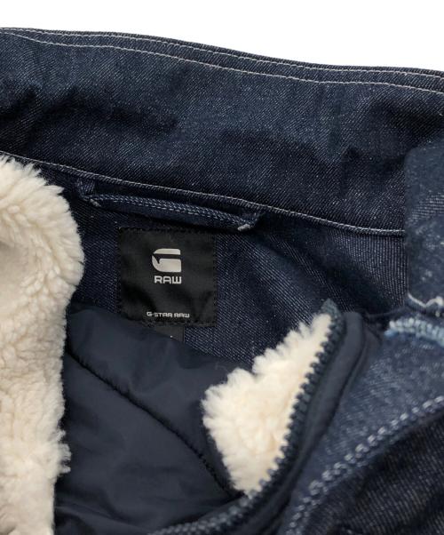 G-STAR RAW（ジースターロゥ）G-STAR RAW (ジースターロゥ) Short Sherpa Jacket Detachabl インディゴ サイズ:Mの古着・服飾アイテム