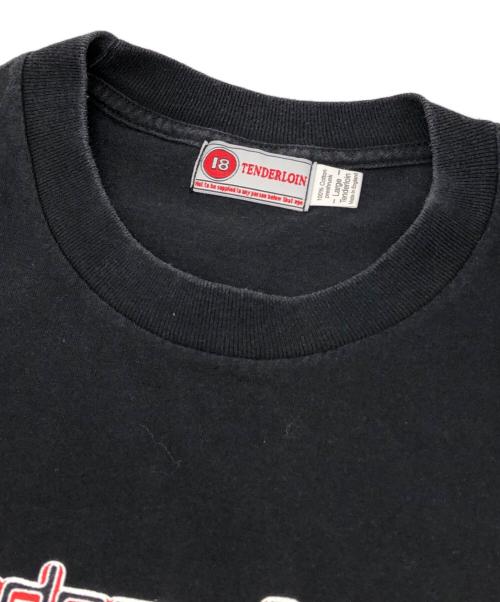 TENDERLOIN（テンダーロイン）TENDERLOIN (テンダーロイン) プリントTシャツ ブラック サイズ:Lの古着・服飾アイテム