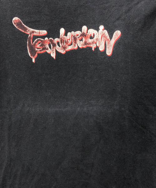 TENDERLOIN（テンダーロイン）TENDERLOIN (テンダーロイン) プリントTシャツ ブラック サイズ:Lの古着・服飾アイテム
