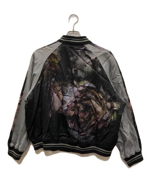 LAD MUSICIAN（ラッドミュージシャン）LAD MUSICIAN (ラッドミュージシャン) SATIN RAIN FLOWER BLOUSON ブラック サイズ:下記参照の古着・服飾アイテム