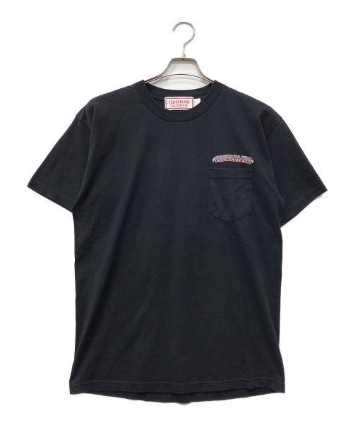 TENDERLOIN（テンダーロイン）TENDERLOIN (テンダーロイン) ポケットTシャツ ブラック サイズ:Lの古着・服飾アイテム