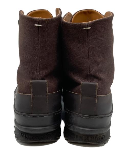 Maison Margiela（メゾンマルジェラ）Maison Margiela (メゾンマルジェラ) 編上げブーツ ブラウン サイズ:42の古着・服飾アイテム