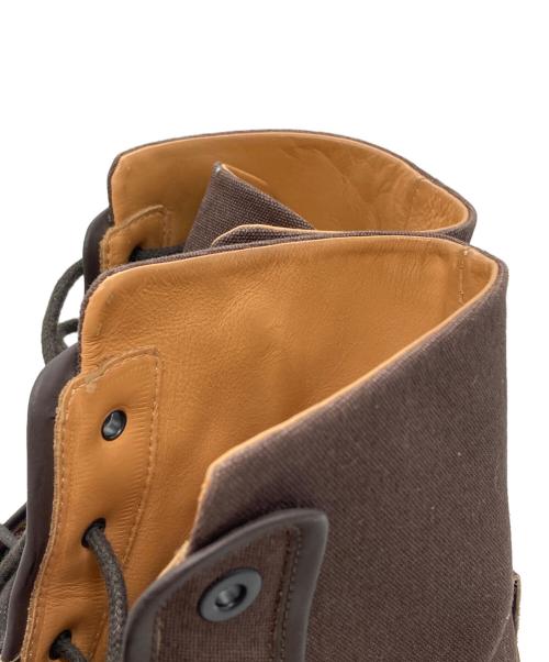 Maison Margiela（メゾンマルジェラ）Maison Margiela (メゾンマルジェラ) 編上げブーツ ブラウン サイズ:42の古着・服飾アイテム