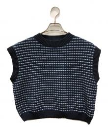 45R（フォーティファイブ・アール）の古着「ボニータジャカードの908ベスト」｜ネイビー