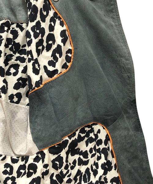 BOSS HUGO BOSS（ボス ヒューゴボス）BOSS HUGO BOSS (ボス ヒューゴボス) ラムレザーバイカージャケット ブルー サイズ:4の古着・服飾アイテム