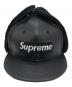 Supreme (シュプリーム) New Era (ニューエラ) Leather Earflap ブラック サイズ:7 1/2：12000円