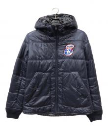 Hysteric Glamour（ヒステリックグラマー）の古着「ワッペン中綿ジャケット」｜ネイビー