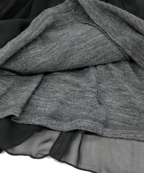 beautiful people（ビューティフルピープル）beautiful people (ビューティフルピープル) toscana wool jersey gather tops グレー サイズ:38の古着・服飾アイテム