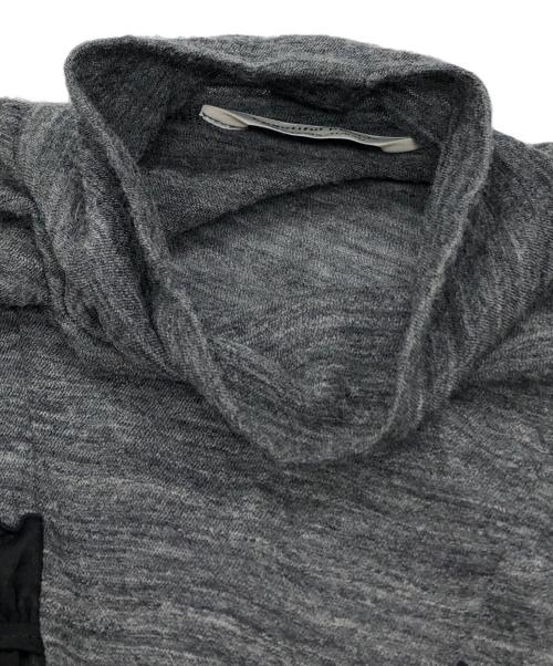 beautiful people（ビューティフルピープル）beautiful people (ビューティフルピープル) toscana wool jersey gather tops グレー サイズ:38の古着・服飾アイテム