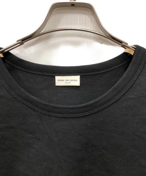 DRIES VAN NOTEN（ドリスヴァンノッテン）DRIES VAN NOTEN (ドリスヴァンノッテン) フリンジカットソー ブラック サイズ:下記参照の古着・服飾アイテム
