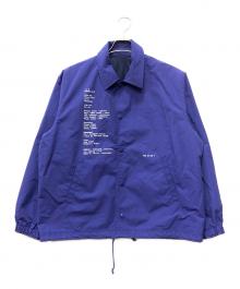 UNDERCOVER×CAN（アンダーカバー×キャン・グループ）の古着「プリントナイロンコーチジャケット」｜ネイビー