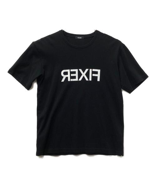 FIXER（フィクサー）FIXER (フィクサー) ロゴプリントTシャツ ブラック サイズ:XLの古着・服飾アイテム