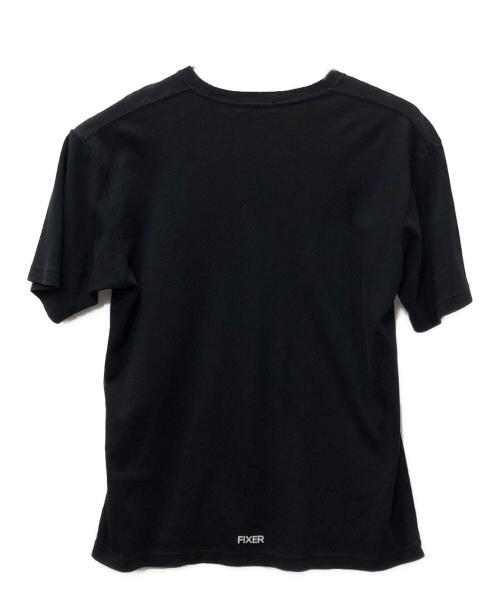 FIXER（フィクサー）FIXER (フィクサー) ロゴプリントTシャツ ブラック サイズ:XLの古着・服飾アイテム