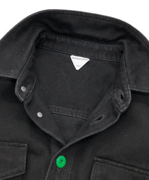 BOTTEGA VENETA（ボッテガベネタ）BOTTEGA VENETA (ボッテガベネタ) SHIRT BLACK DENIM ブラック サイズ:46の古着・服飾アイテム