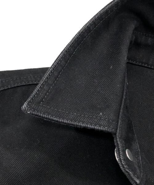 BOTTEGA VENETA（ボッテガベネタ）BOTTEGA VENETA (ボッテガベネタ) SHIRT BLACK DENIM ブラック サイズ:46の古着・服飾アイテム