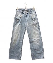 Whim Gazette（ウィムガゼット）の古着「ポケットデニムパンツ2」｜ブルー