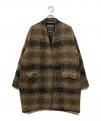 journal standard L'essageジャーナルスタンダード レサージュ）の古着「コクーンミドルコート」｜ブラウン