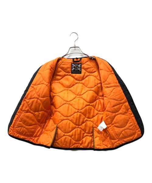 LAVENHAM（ラベンハム）LAVENHAM (ラベンハム) ノーカラーキルティングジャケット ブラック サイズ:36の古着・服飾アイテム