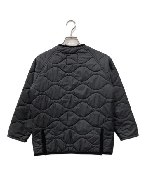 LAVENHAM（ラベンハム）LAVENHAM (ラベンハム) ノーカラーキルティングジャケット ブラック サイズ:36の古着・服飾アイテム