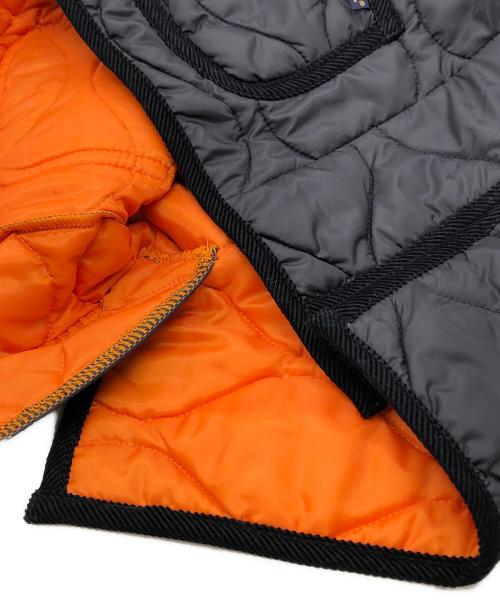 LAVENHAM（ラベンハム）LAVENHAM (ラベンハム) ノーカラーキルティングジャケット ブラック サイズ:36の古着・服飾アイテム