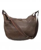 aniaryアニアリ）の古着「レザーショルダーバッグ」｜ブラウン