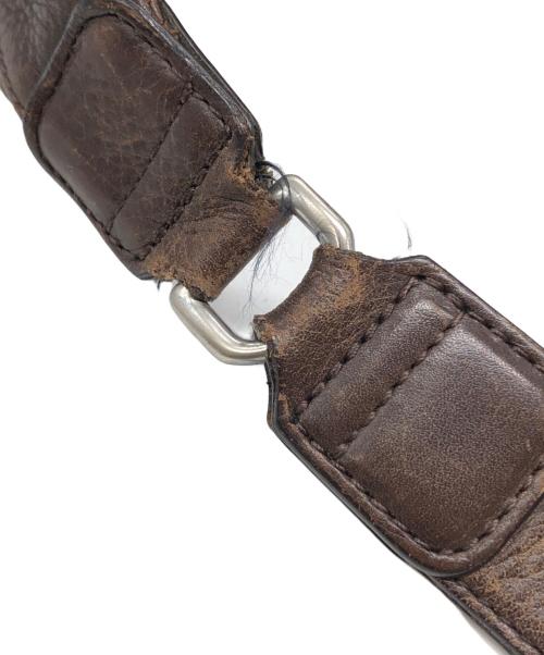 aniary（アニアリ）aniary (アニアリ) レザーショルダーバッグ ブラウン サイズ:下記参照の古着・服飾アイテム