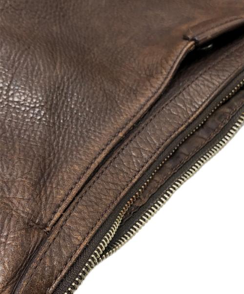 aniary（アニアリ）aniary (アニアリ) レザーショルダーバッグ ブラウン サイズ:下記参照の古着・服飾アイテム