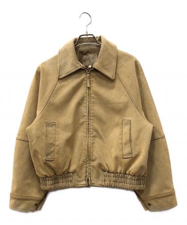 中古・古着通販】moussy (マウジー) F/SUEDE GATHER ブルゾン ブラウン