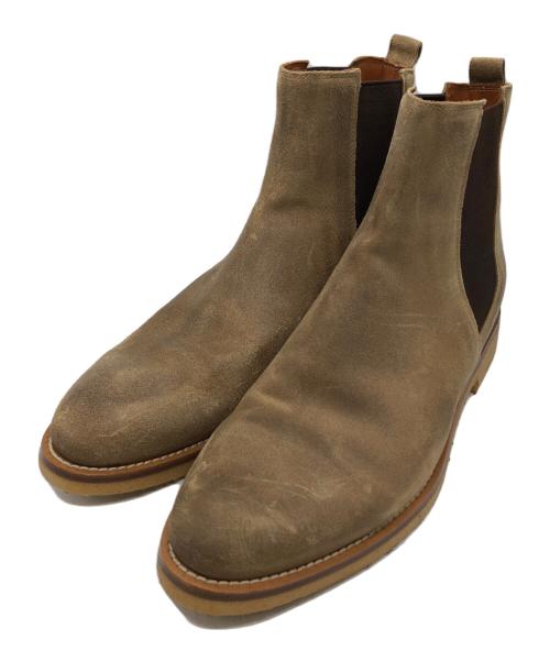 BUTTERO（ブッテロ）BUTTERO (ブッテロ) サイドゴアスウェードブーツ ベージュ サイズ:41の古着・服飾アイテム