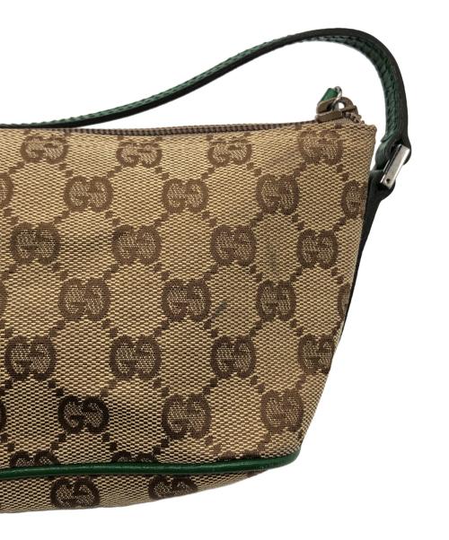 GUCCI（グッチ）GUCCI (グッチ) GGキャンバスアクセサリーポーチ ベージュ サイズ:下記参照の古着・服飾アイテム