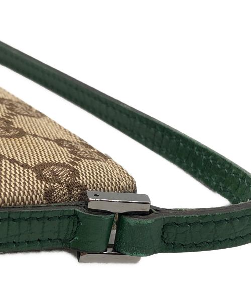 GUCCI（グッチ）GUCCI (グッチ) GGキャンバスアクセサリーポーチ ベージュ サイズ:下記参照の古着・服飾アイテム