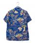 WACKO MARIA (ワコマリア) 半袖アロハシャツ ブルー サイズ:M：10000円