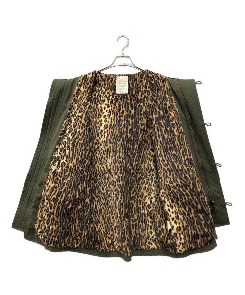 WACKO MARIA（ワコマリア）WACKO MARIA (ワコマリア) レオパードモッズコート カーキ サイズ:Sの古着・服飾アイテム