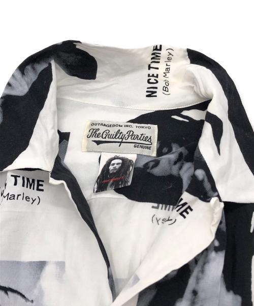 WACKO MARIA（ワコマリア）WACKO MARIA (ワコマリア) BOB MARLEY S/S HAWAIIAN SHIRT ホワイト サイズ:Mの古着・服飾アイテム