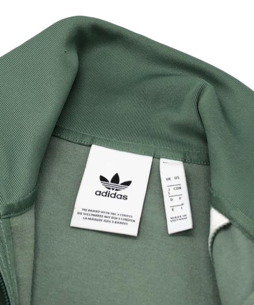 adidas（アディダス）adidas (アディダス) ベッケンバウアートラックジャケット グリーン サイズ:Lの古着・服飾アイテム