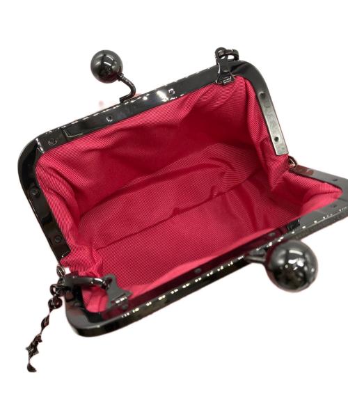 Max Mara WEEK END LINE（マックスマーラ ウイークエンドライン）MAX MARA WEEK END LINE (マックスマーラ ウイークエンドライン) チェーンショルダーフラワーデザインバッグ ピンクの古着・服飾アイテム