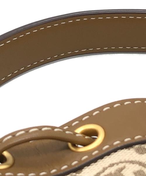 TORY BUROH（トリーバーチ）TORY BUROH (トリーバーチ) モノグラム ジャカード バケットバッグ ベージュ サイズ:下記参照の古着・服飾アイテム