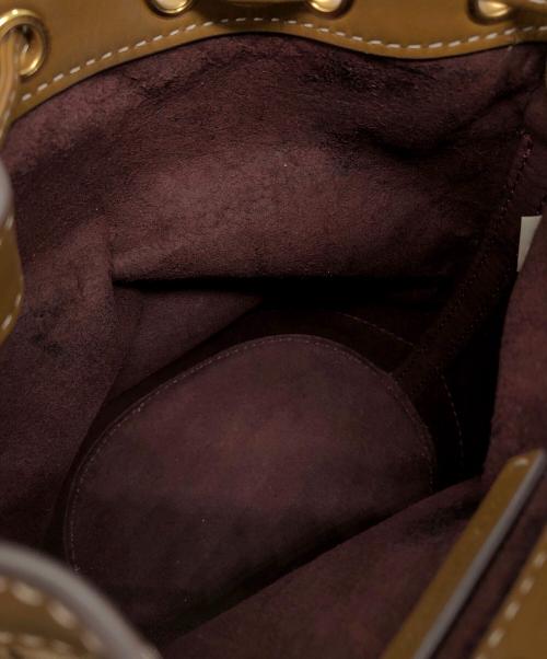 TORY BUROH（トリーバーチ）TORY BUROH (トリーバーチ) モノグラム ジャカード バケットバッグ ベージュ サイズ:下記参照の古着・服飾アイテム