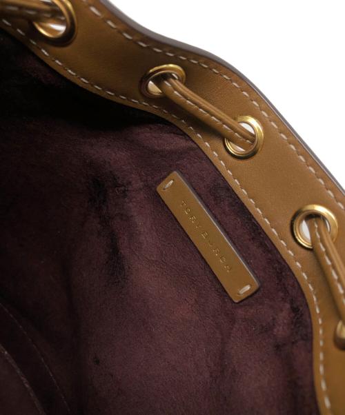 TORY BUROH（トリーバーチ）TORY BUROH (トリーバーチ) モノグラム ジャカード バケットバッグ ベージュ サイズ:下記参照の古着・服飾アイテム