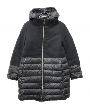 中古・古着通販】JAN MAYEN (ヤンマイエン) 切替ダウンコート ブラック