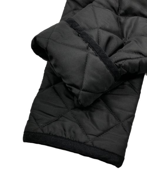 Traditional Weatherwear（トラディショナルウェザーウェア）Traditional Weatherwear (トラディショナルウェザーウェア) ARKLEY LONG キルティングロングコート ブラック サイズ:36の古着・服飾アイテム