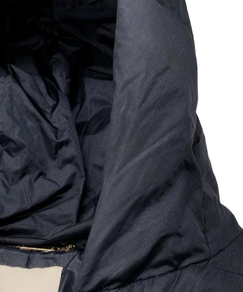 自由区（ジユウク）自由区 (ジユウク) ブライトダウン ロング丈ダウンコート ネイビー サイズ:38の古着・服飾アイテム