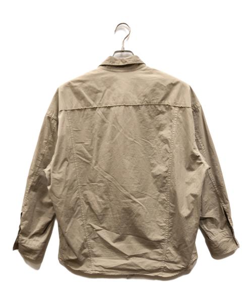 BRILL（ブリル）BRILL (ブリル) セイヒンゾメオーバーシャツ ベージュ サイズ:FREEの古着・服飾アイテム