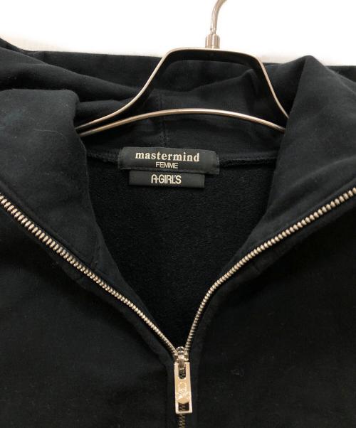 Mastermind（マスターマインド）Mastermind (マスターマインド) A GIRL'S (エイガールズ) ジップパーカー ブラック サイズ:Sの古着・服飾アイテム
