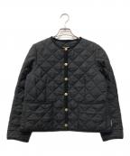 Traditional Weatherwearトラディショナルウェザーウェア）の古着「ARKLEY キルティングノーカラージャケット」｜ブラック