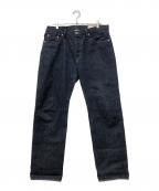 BIG JOHNビッグジョン）の古着「セルビッチデニムパンツ」｜インディゴ